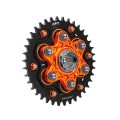 AEM FACTORY - KTM TITANIUM CUSH DRIVES WITH COLOR MATCHED ALUMINUM NUTS AEM FACTORY - KTM TITANIUM CUSH DRIVES WITH COLOR MATCHED ALUMINUM NUTS